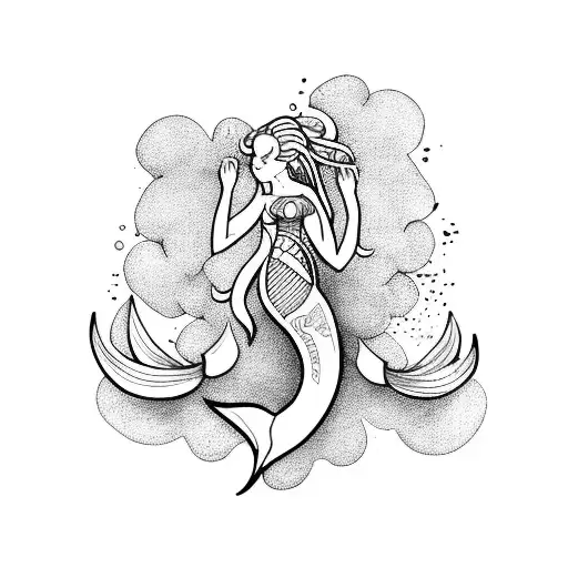 Mermaid With A Sword