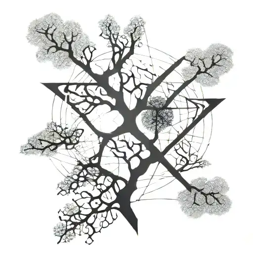 Tree With Spinal Cord Injury And Dna