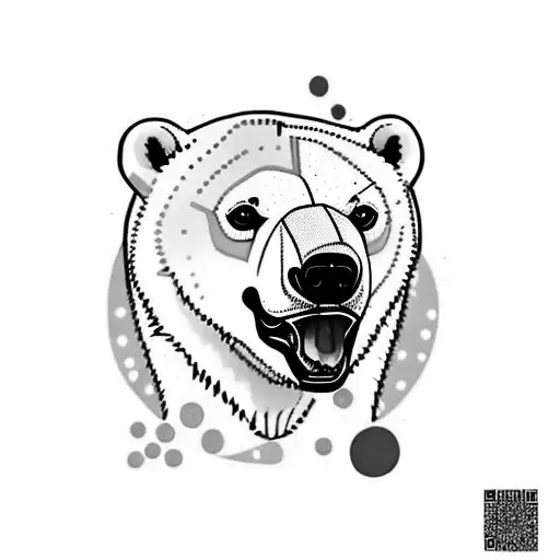 Polar Bear With Blood