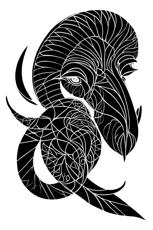 Aries And Cancer Zodiac Sign Intertwined