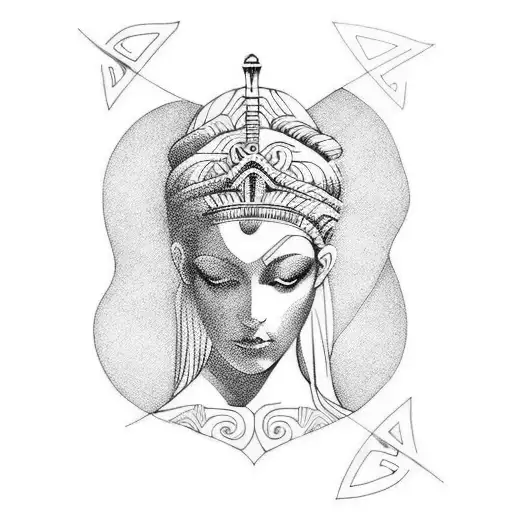 Greek Goddess Strong Beautiful