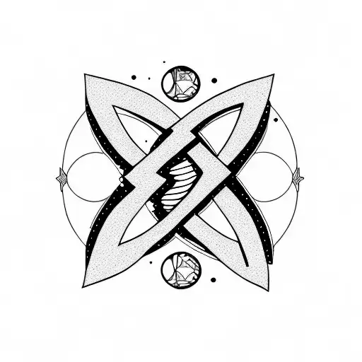 Letters Xo Moon And Aim