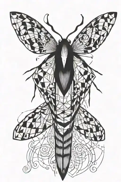 Moth Crows Spelling Sibylle