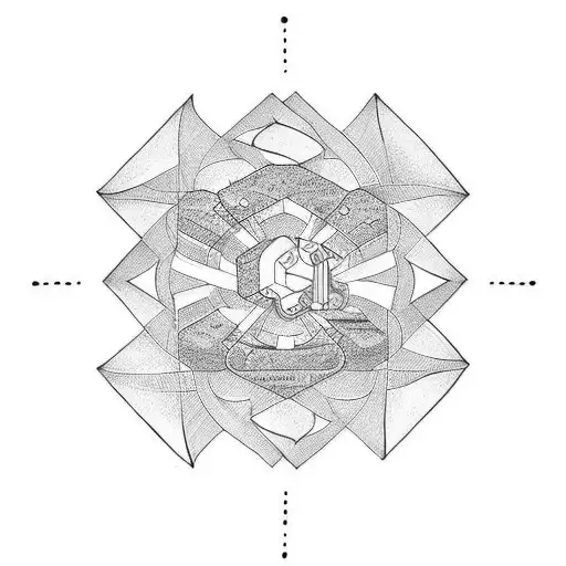 Circles And Square And Dumbbell Snake