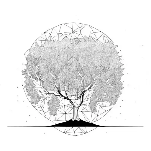 Tree Sporuting From Small Seed