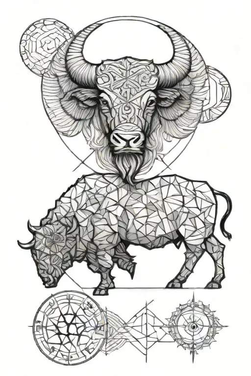 Libra Zodiac And Buffalo
