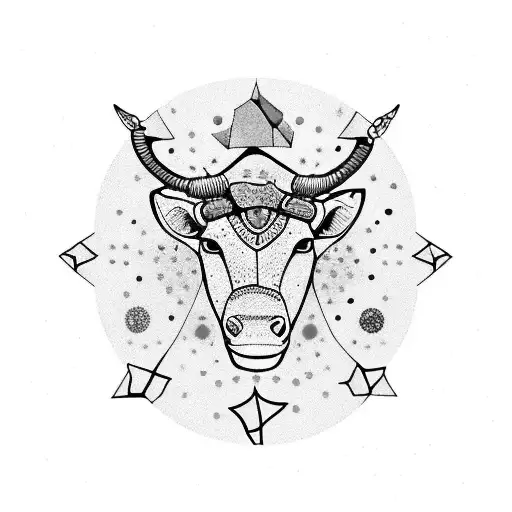 Taurus Stars With Dots Include Life And Love