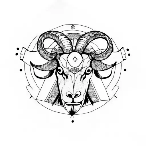 Ram With Circle Around It