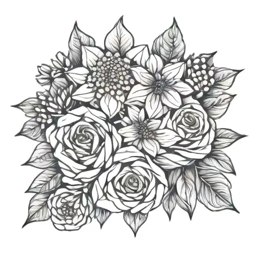 Birth Flower Bouquet