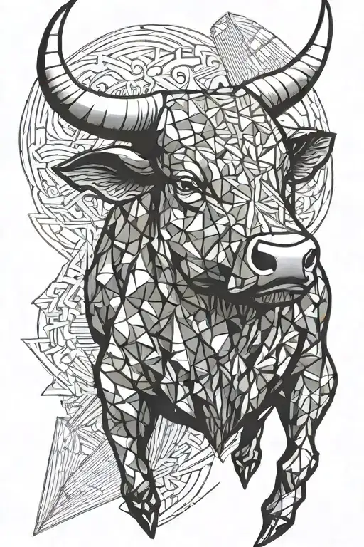 Bull And Flag Poland