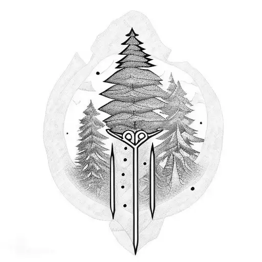 Forest With Dagger