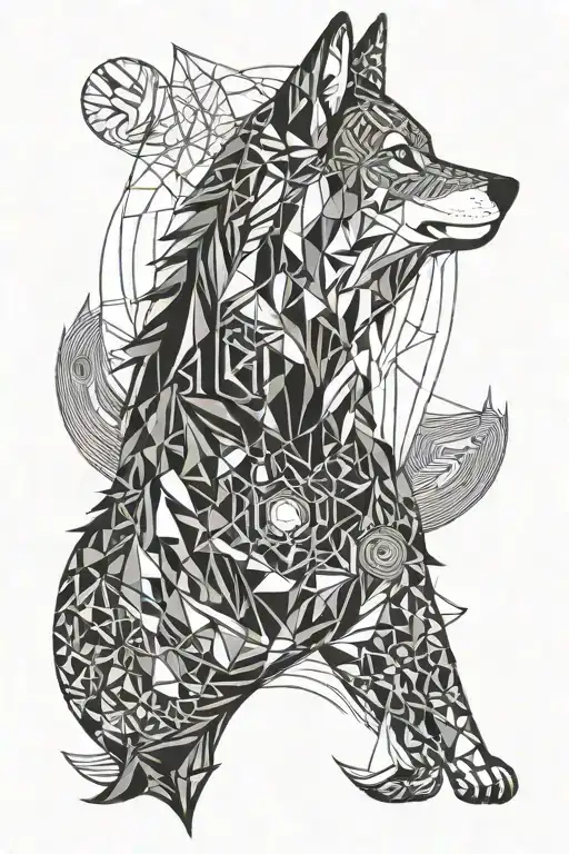 Wolf Howling At The Moon