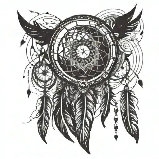 Dreamcatcher Cresent Moon