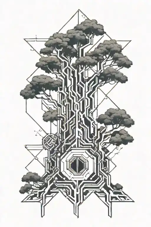 Cyberpunk Tree