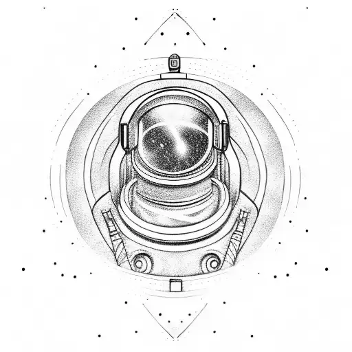 Space Astronaut And The Imagem Of God