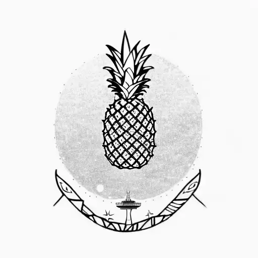 Pineapple With Space Needle