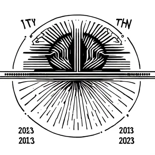 The Year 2013 Then The Year 2023 Below It With A Horizontial Line Betwen The Years