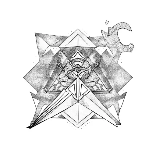 A Guitar Player With A Pyramid Headstock