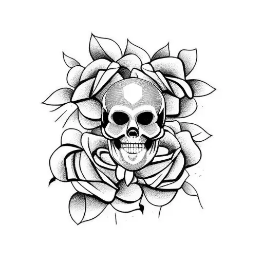 Skull And Roses