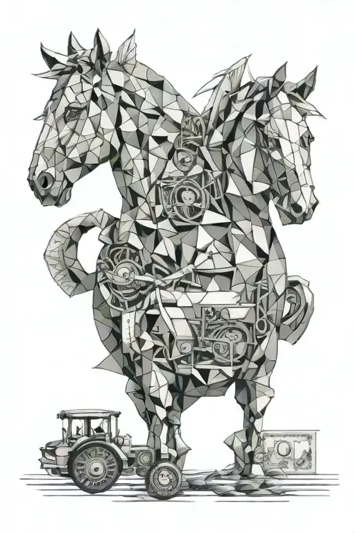 Tractor House Horse 5 Euro Note