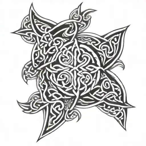 Celtic Pattern Incorporating Elements