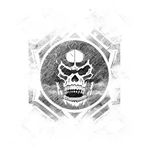 Attack On Titan Flag On Top Of A Pehonix All Black