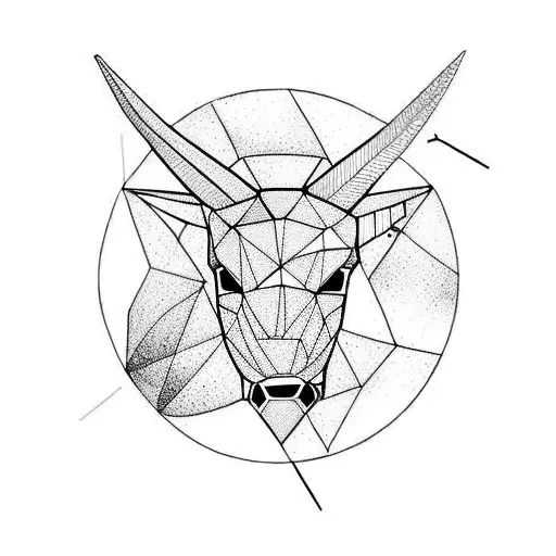 Geometrical Bull Head