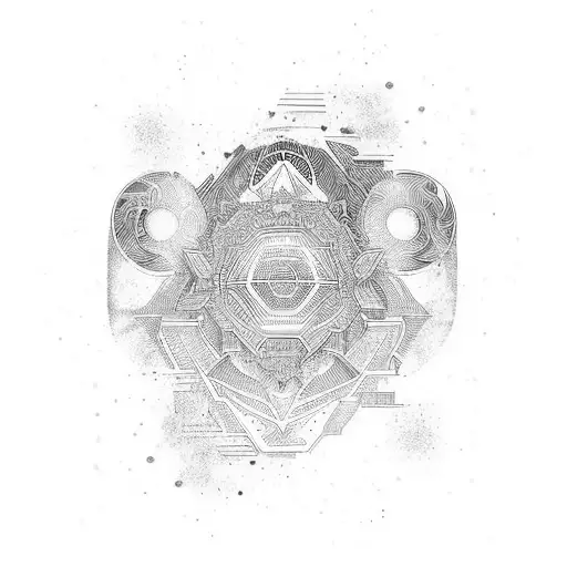 Overlapping Gradient Boxes Of Different Sizes