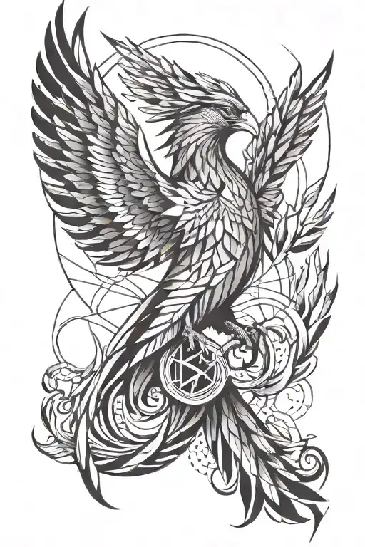 Phoenix Emerging Victoriously From The Ashes