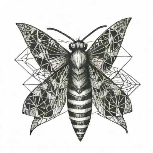 Geometric Moth Seeing In Maths