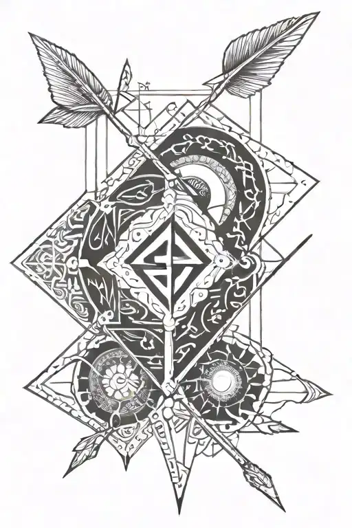 I Want An Arrow And Combine It With The Word Shema In Hebrew