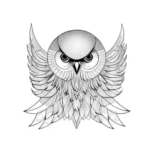 The Cherubim 6 Winged Owl Angel