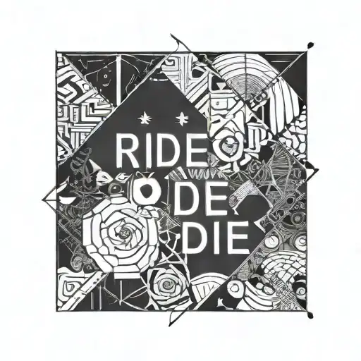 Text 'Ride Or Die'