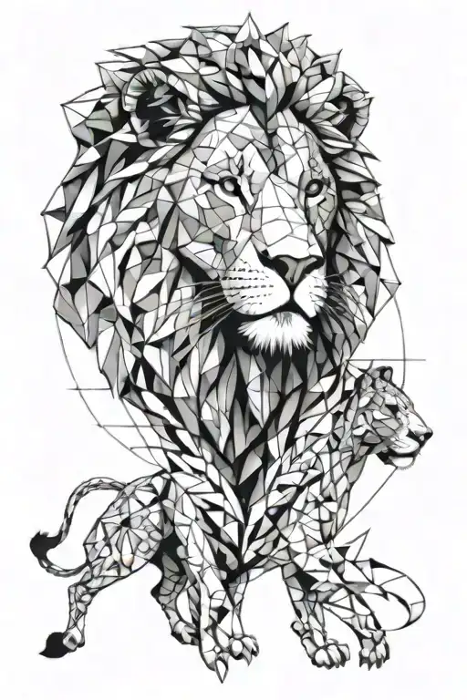 Lion And Wach