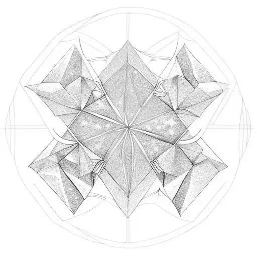 6 Stars In Line In Semi Triangle