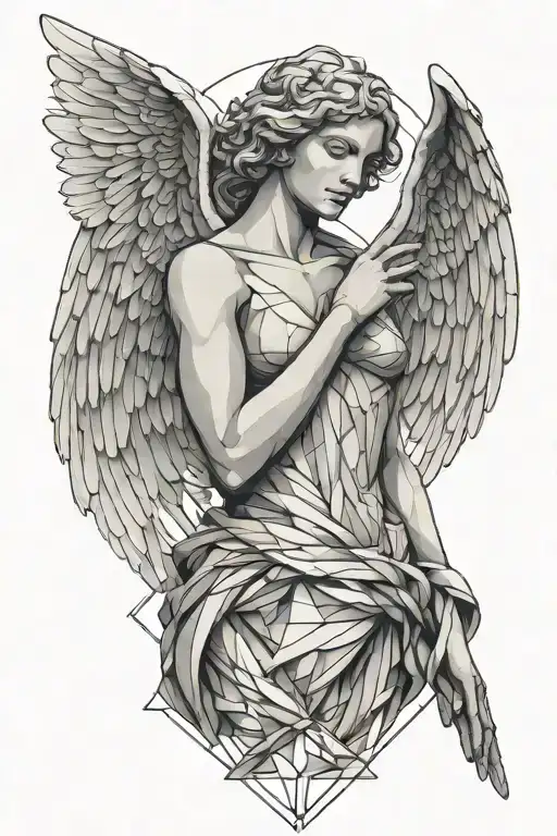 Angel Statue Full Upper Arm