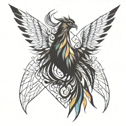 Phoenix Emerging Victoriously From The Ashes