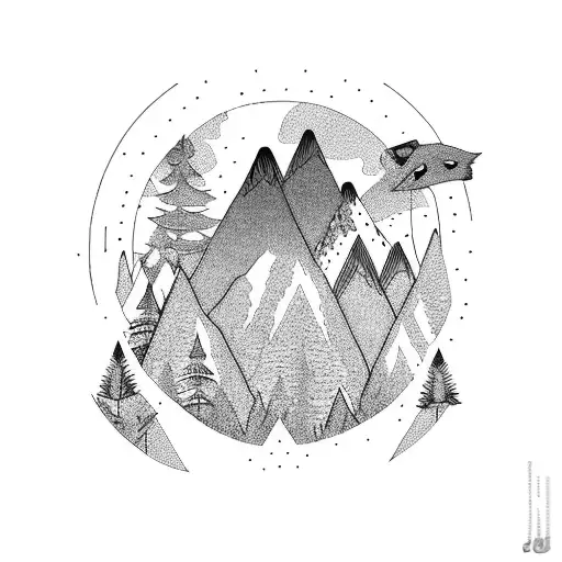 Mountains Foxes And Forest