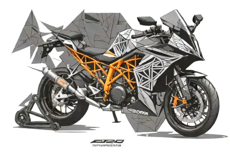 Ktm Rc 390 With Angel Wings