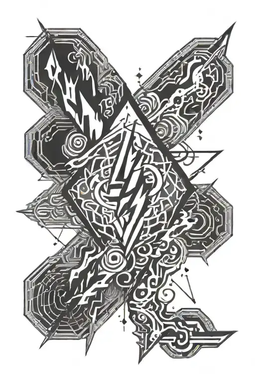 Fire And Lightning Bolt