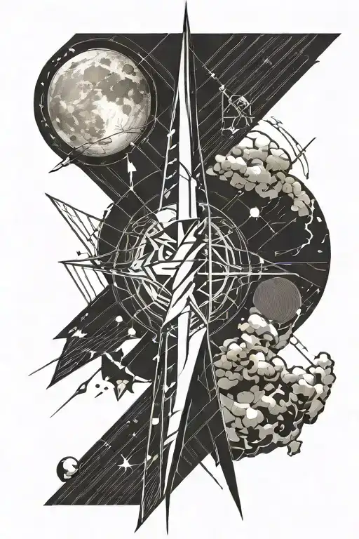 Lightning And A Full Moon