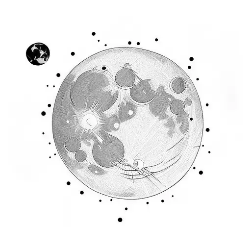 Birds Under The Moon