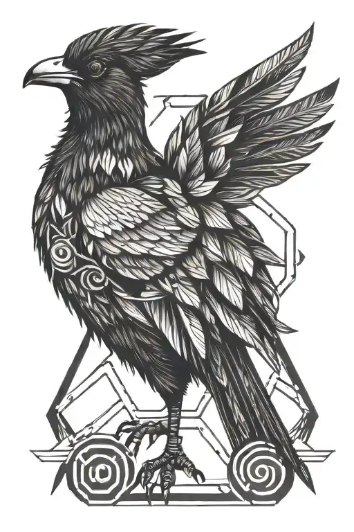 Magpie Aries Zodiac Symbols