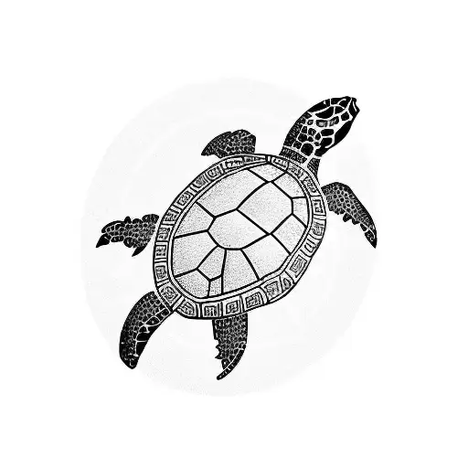 Hawaiian Turtle Heiroglyph