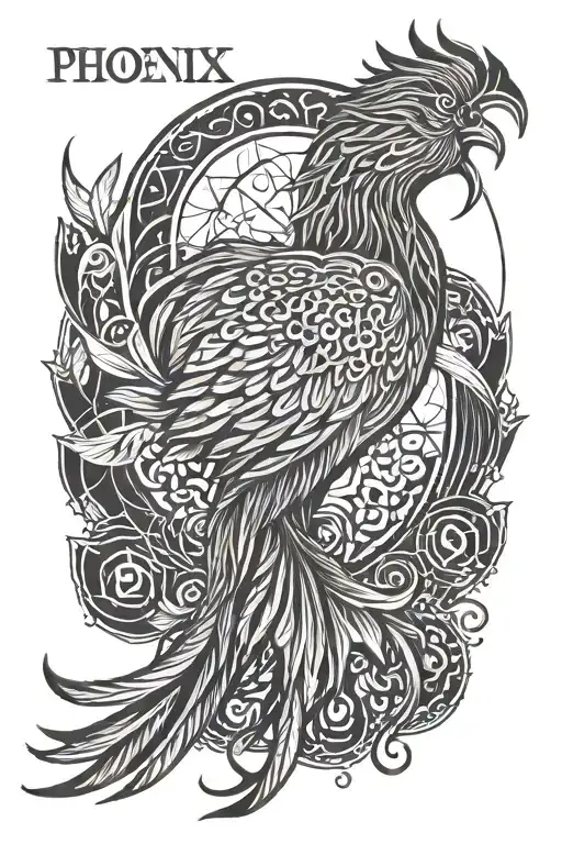 Phoenix With Words And I Rise