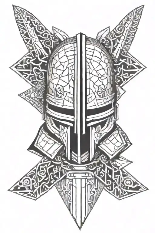 Samurai And Spartan Helmet