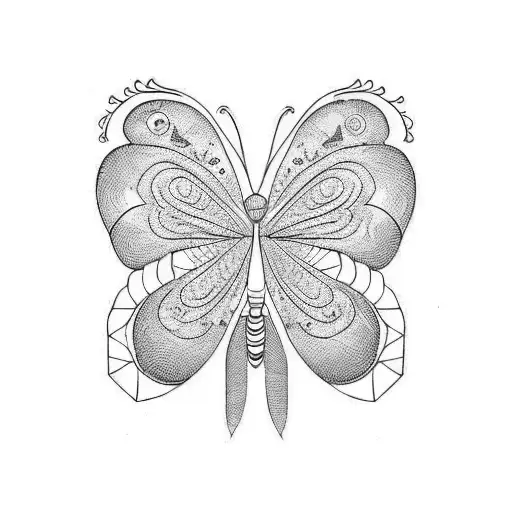 Butterfly Red And Black