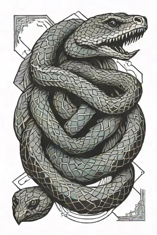 Snake Wrapped