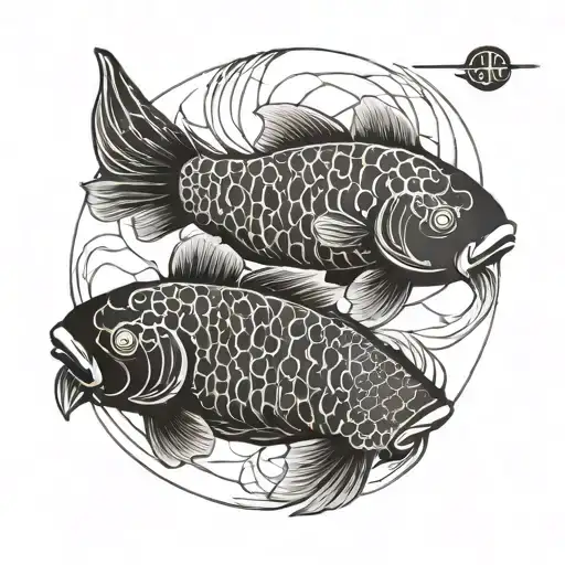 Koi Fish Yin Yang
