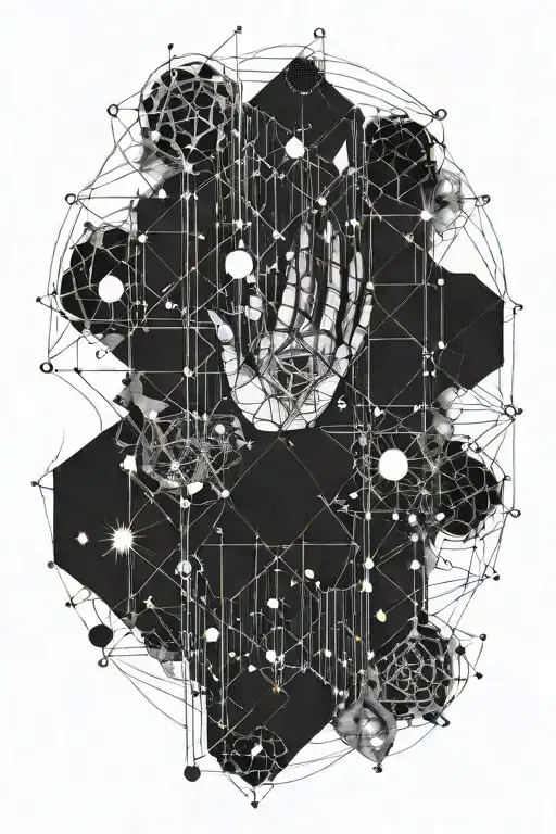 Full Hand Line Universe Energy